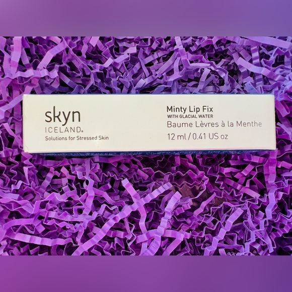 NIB Skyn Iceland Minty Lip Fix w/ Glacial Water Full Size 12 mL 💋 - Picture 1 of 8